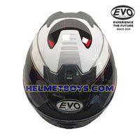 EVO RS9 Motorcycle Sunvisor Helmet SPEED top view