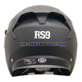 EVO RS9 Motorcycle Sunvisor Helmet back full view