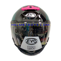 EVO RS9 Motorcycle Sunvisor Helmet RAYBURN PATROL front view