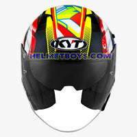 KYT NFJ Motorcycle Helmet 3 NATION Charity Ride front view