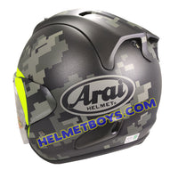 ARAI VZRAM MIMETIC motorcycle Helmet backflip view