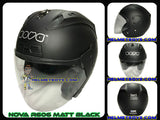 NOVA R606 motorcycle helmet matt black color
