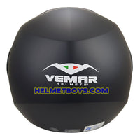 VEMAR BREEZE 3/4 jet style open face motorcycle helmet back full view