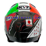 KYT NFJ Motorcycle Sunvisor Helmet DENNIS FOGGIA MISANO