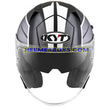 KYT NFJ Motorcycle Sunvisor Helmet MOTION FLUO