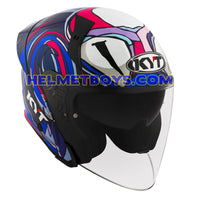 KYT TTR JET Motorcycle Sunvisor Helmet Enea Bastianini right slant view