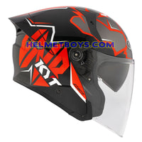 KYT TTR JET Motorcycle Sunvisor Helmet NICOLO BULEGA right side view