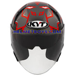 KYT TTR JET Motorcycle Sunvisor Helmet NICOLO BULEGA front view