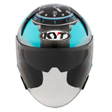 KYT TTR JET Motorcycle Sunvisor Helmet DENNIS FOGGIA MISANO front view