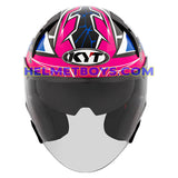 KYT TTR JET Motorcycle Sunvisor Helmet KASMA DANIELfront view