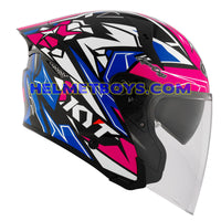 KYT TTR JET Motorcycle Sunvisor Helmet KASMA DANIEL right side view