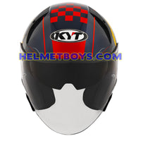 KYT TTR JET Motorcycle Sunvisor Helmet SEPANG front view