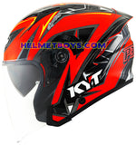 KYT NFJ Motorcycle Sunvisor Helmet PESCAO side view