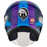 SUOMY SPEEDJET Motorcycle Sunvisor Helmet  BASTIANINI back view