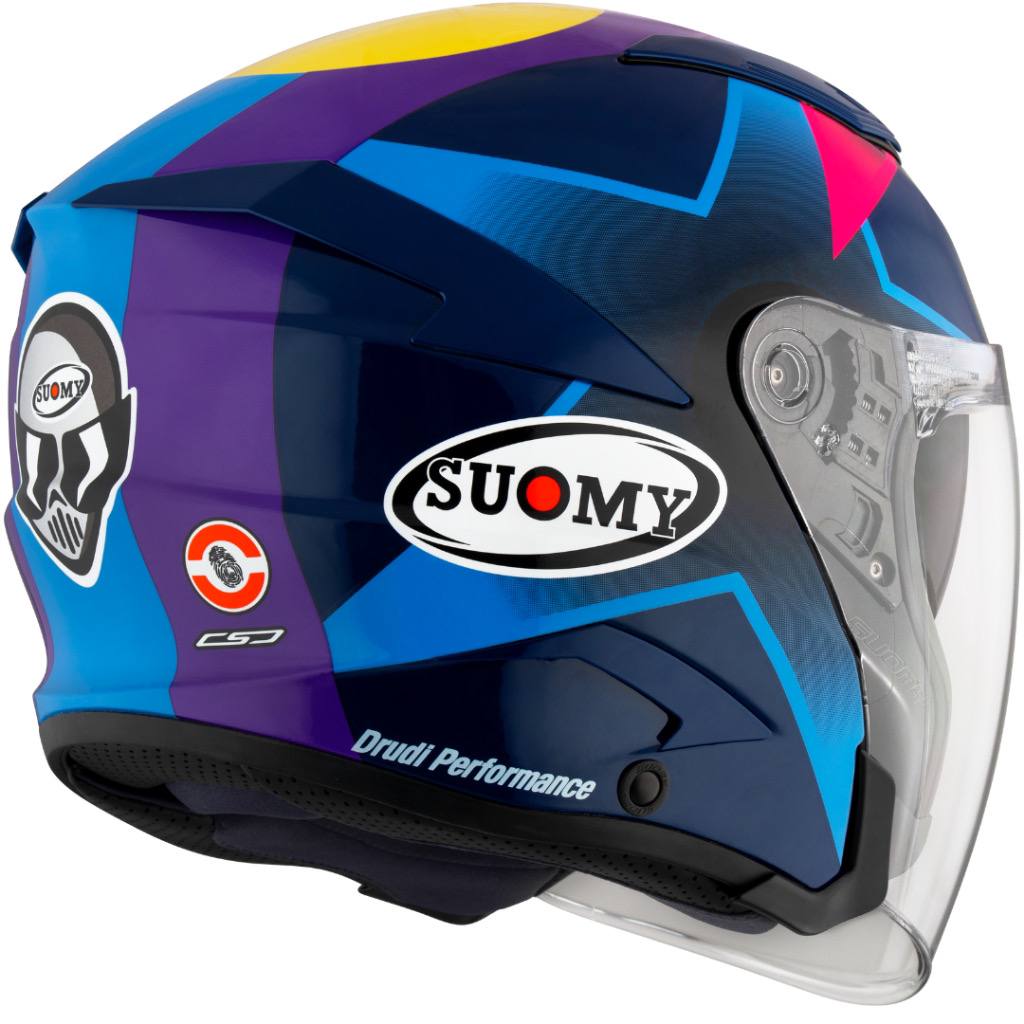 SUOMY SPEEDJET Motorcycle Sunvisor Helmet Carbon Fibre – HELMETBOYS