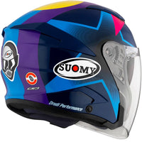 SUOMY SPEEDJET Motorcycle Sunvisor Helmet  BASTIANINI backflip view