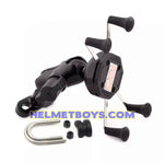 BELTA X-grip motorcycle mobile phone holder U clamp mount