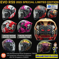 EVO RS9 Motorcycle Sunvisor Helmet SAMURAI SERIES poster