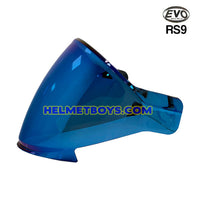 EVO RS9 blue iridium visor Motorcycle Helmet Tinted Visor