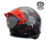 EVO RS9 Motorcycle Sunvisor Helmet EYES backflip view