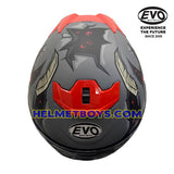 EVO RS9 Motorcycle Sunvisor Helmet EYES top view