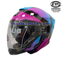 EVO RS9 Motorcycle Sunvisor Helmet IDOL slant view