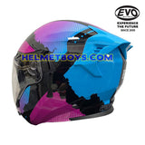 EVO RS9 Motorcycle Sunvisor Helmet IDOL side view