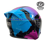 EVO RS9 Motorcycle Sunvisor Helmet IDOL backflip view