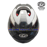 EVO RS9 Motorcycle Sunvisor Helmet SPEED top view