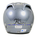 EVO RS 959 motorcycle Helmet grey back view