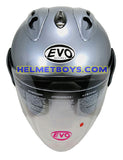 EVO RS 959 motorcycle Helmet grey front view