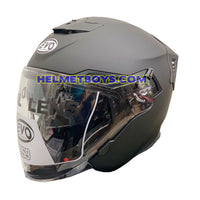 EVO RS9 Motorcycle Sunvisor Helmet slant visor view