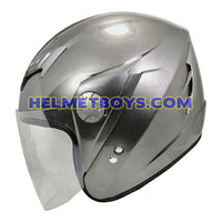 GPR GS08 JET motorcycle helmet grey side view