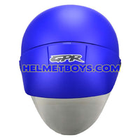 GPR AEROJET Shorty Motorcycle Helmet matt blue front view