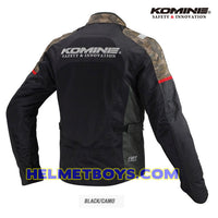 KOMINE JK116 Armour Protection Riding Jacket camo color