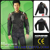 KOMINE JK116 Armour Protection Riding Jacket CE approved