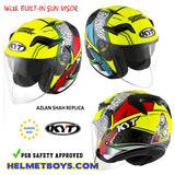 KYT VENOM Motorcycle Helmet AZLAN SHAH poster view