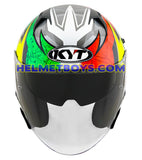 KYT NFJ Motorcycle Sunvisor Helmet DALLA PORTA front view