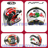 KYT NFJ Motorcycle Helmet JAUME MASIA poster view