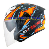 KYT NFJ Motorcycle Sunvisor Helmet JAUME MASIA 2021 side view