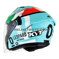 KYT NFJ Motorcycle Helmet ANDREA LOCATELLI backflip2 view