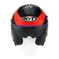 KYT NFJ Motorcycle Helmet AUGUSTOS FERNANDEZ front view