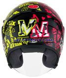 KYT NFJ Motorcycle Helmet Aleix Espargaro 2020 back view