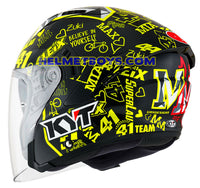 KYT NFJ Motorcycle Helmet Aleix Espargaro 2020 left side view