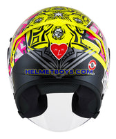 KYT NFJ Motorcycle Helmet Aleix Espargaro MISANO 2018 back view