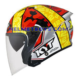 KYT NFJ Motorcycle Helmet XAVI FORES left side view