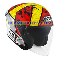 KYT NFJ Motorcycle Helmet XAVI FORES slant right view 