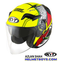 KYT VENOM Motorcycle Helmet AZLAN SHAH side view