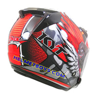 KYT Venom Motorcycle Helmet ANDI GILANG 2019 backflip view