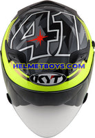 KYT VENOM Motorcycle Helmet Aleix Espargaro top view